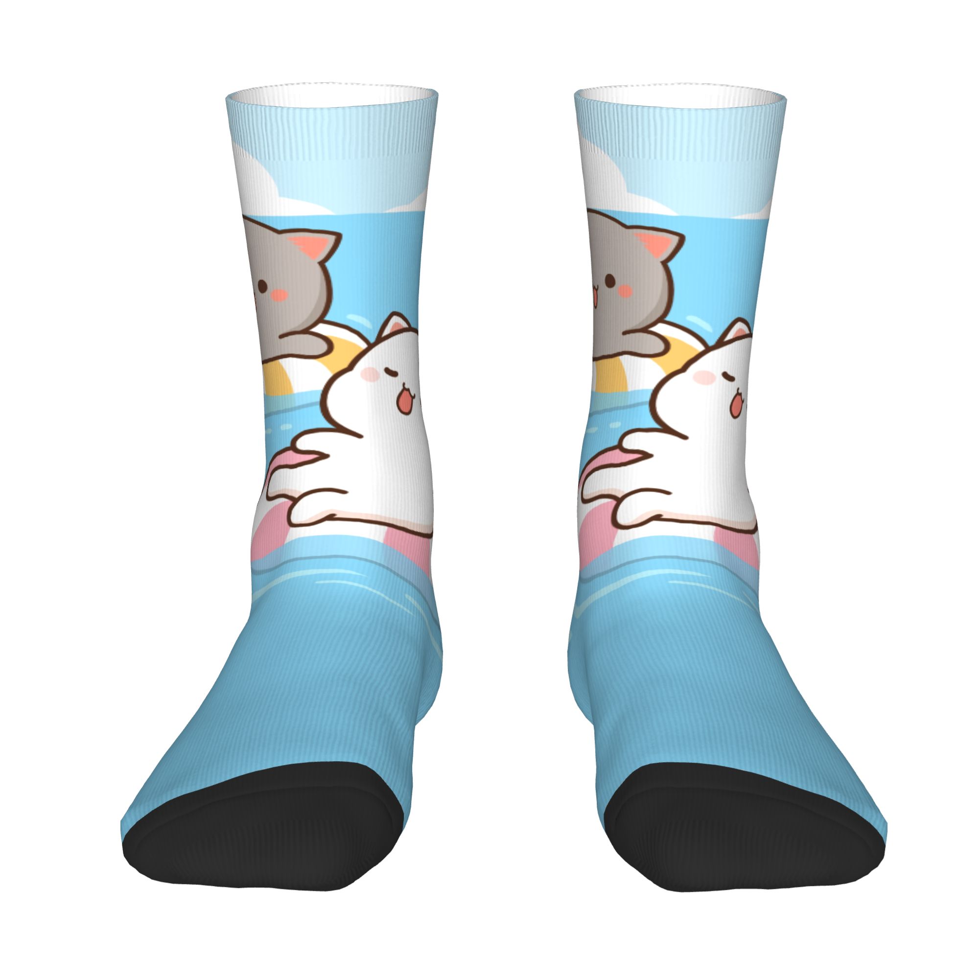 Custom Some Cute Gifs Of Mochi - Dress Sock Men review and price
